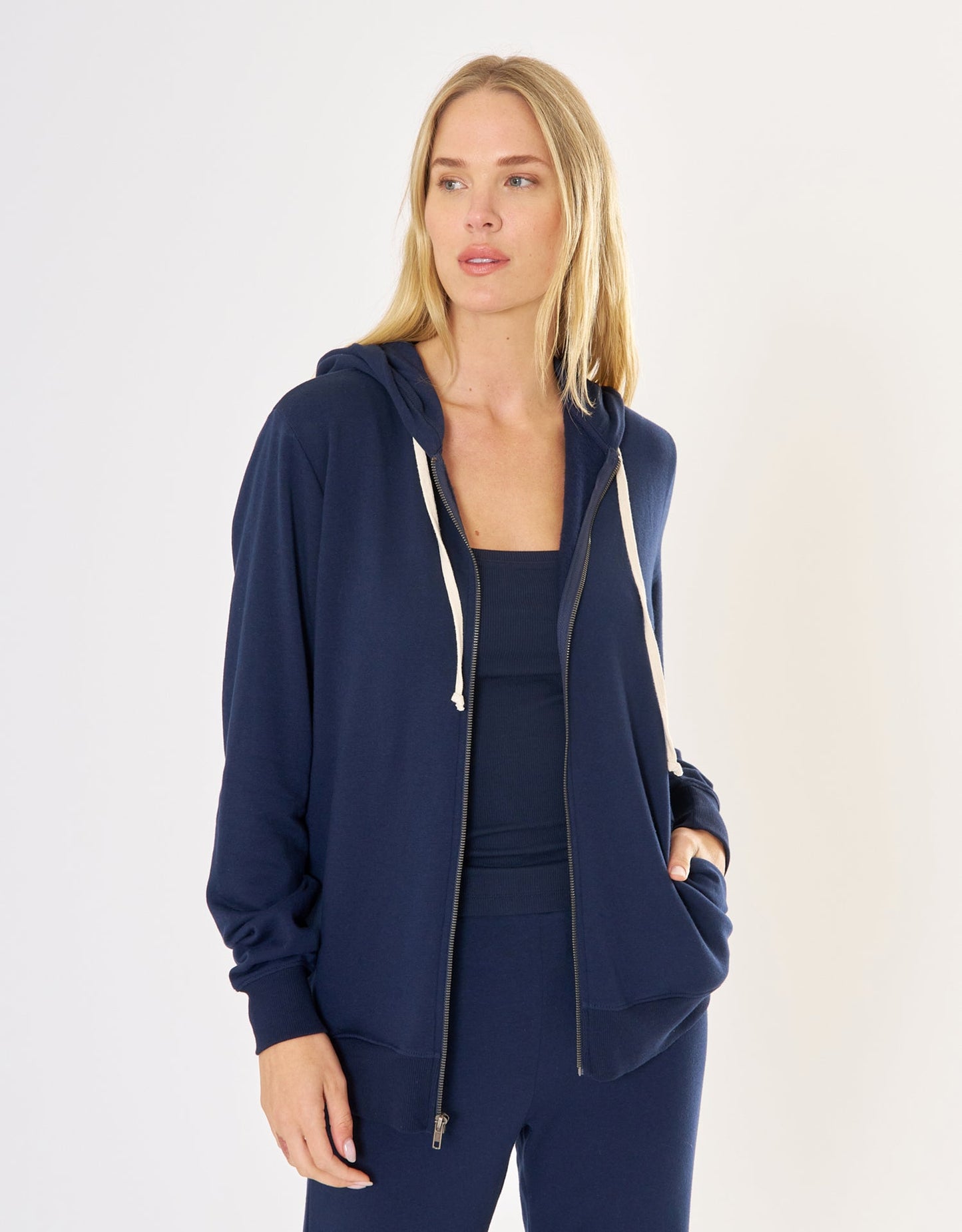 Shakespeare-Richmond Unisex Zip Hoodie - Navy